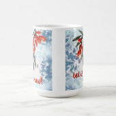 Let It Snowberries – Whimsical Winter Card コーヒーマグカップ (中央)