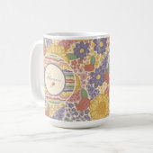 Let Joy Bloom – Floral Inspirational Coffee Mug コーヒーマグカップ (正面左)