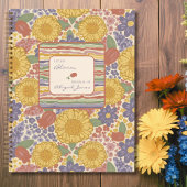 Let Joy Bloom – Personalized Floral Journal ノートブック