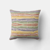 Let Joy Bloom Reversible Throw Pillow クッション (裏面)