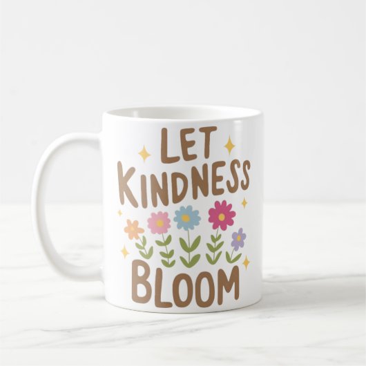 Let Kinderness開花 コーヒーマグカップ (左)