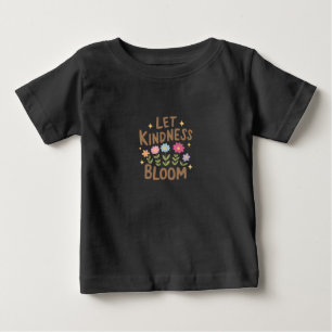 Let Kinderness開花 ベビーTシャツ