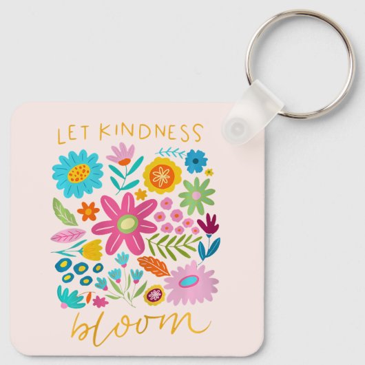 Let Kindness Bloom. Keychain キーホルダー (裏面)