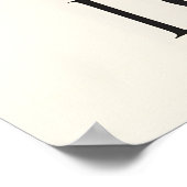 Let Loose Art Print Abstract Peach Gradients ポスター (角)