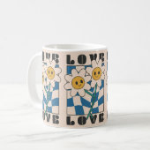 Let love bloom コーヒーマグカップ (正面左)