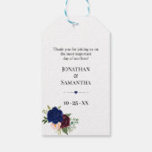 Let Love Grow植物ギフト海軍結婚式の引き出物 ギフトタグ (裏面)