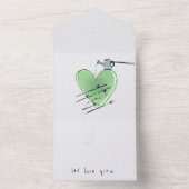 let love grow オールインワン招待状 (内側)