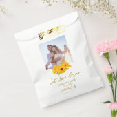 Let Love Grow l Calendula Seeds Photo Wedding  フェイバーバッグ (封をした状態)