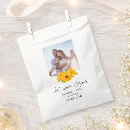 Let Love Grow l Calendula Seeds Photo Wedding  フェイバーバッグ