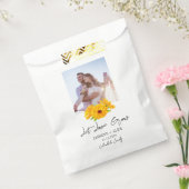 Let Love Grow l Calendula Seeds Photo Wedding  フェイバーバッグ (封をした状態)
