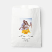 Let Love Grow l Calendula Seeds Photo Wedding  フェイバーバッグ (正面)