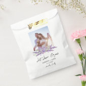 Let Love Grow l Lavender Seeds Photo Wedding  フェイバーバッグ (封をした状態)
