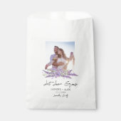 Let Love Grow l Lavender Seeds Photo Wedding  フェイバーバッグ (正面)
