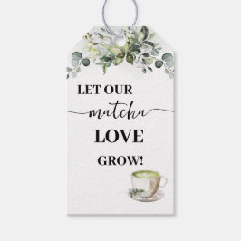 Let Love Grow Plant Gift Eucalyptus Matcha Favor ギフトタグ