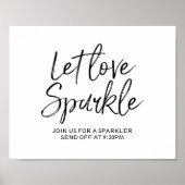 Let Love Sparkle 8x10 Sign ポスター (正面)