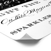 Let Love Sparkle - Sparkler Send Off Sign ポスター (角)