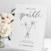 Let Love Sparkle - Sparkler Sendoff 結婚 Sign's 台座サイン