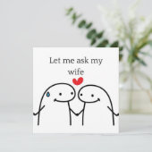 Let me Ask My Wife  招待状 (スタンド正面)