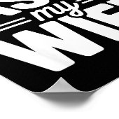 Let Me Ask My Wife Bold Marriage Joke Clic Relatio ポスター (角)