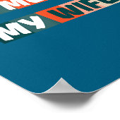 Let Me Ask My Wife Funny Husband Quote  ポスター (角)