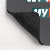 Let Me Ask My Wife Funny Husband Quote  マウスパッド (コーナー)