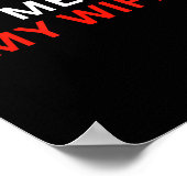 Let Me Ask My Wife, She Said No Funny Saying  ポスター (角)