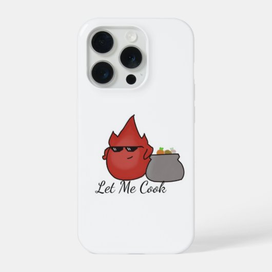 Let Me Cook Phone Case iPhoneケース (裏面)