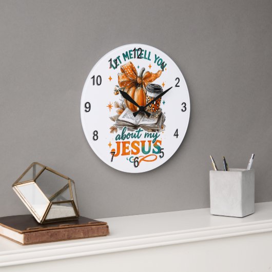 Let Me Tell You....  ラージ壁時計 (オフィス)