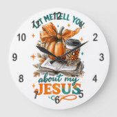 Let Me Tell You....  ラージ壁時計 (正面)