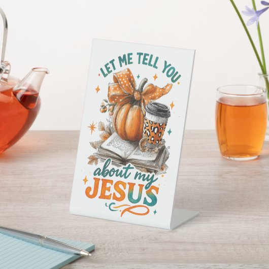 Let Me Tell You....  台座サイン (インサイチュ)