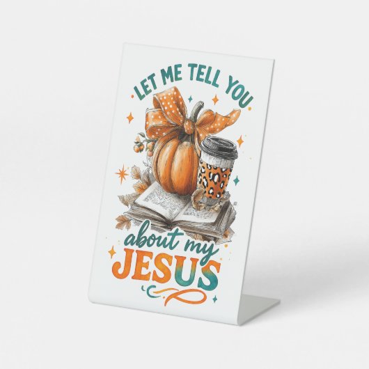 Let Me Tell You....  台座サイン (正面)