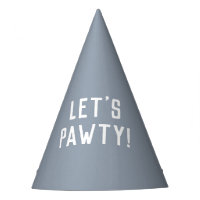 Let Pawty Puppy採用/誕生日犬のパーティー帽子