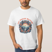 Let Peace Bloom Tシャツ (正面)