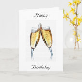 LET S 祝 YOU -誕生日 カード (黄色い花)