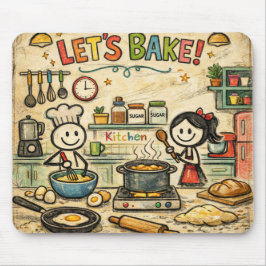 Let’s Bake! Kitchen Mousepad マウスパッド