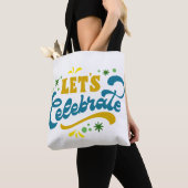 Let’s Celebrate | Festive Party Design トートバッグ (クローズアップ)