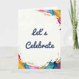 Let’s Celebrate Greeting Card  カード