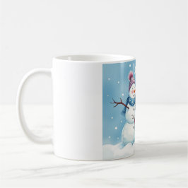 Let’s Chill Together Snowman Family Mug コーヒーマグカップ