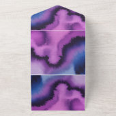 Let’s Dance Birthday Party Bash オールインワン招待状 (外側)