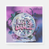 Let’s Dance Birthday Party Bash スタンダードランチョンナプキン (正面)