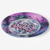 Let’s Dance Birthday Party Bash ペーパープレート (アングル)