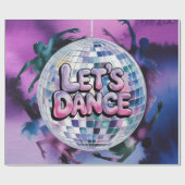 Let’s Dance Birthday Party Bash ラッピングペーパー (フラット)