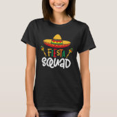 Let s Fiesta Squad Cinco De Mayo Mexico Party Para Tシャツ (正面)