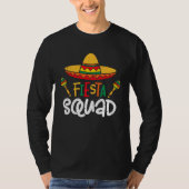 Let s Fiesta Squad Cinco De Mayo Mexico Party Para Tシャツ (正面)