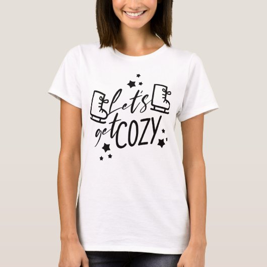 Let´s get cozy tシャツ (正面)