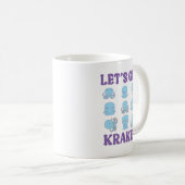 Let’s Get Kraken Cute Pastel Kawaii Octopus  コーヒーマグカップ (正面右)