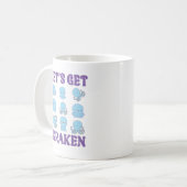 Let’s Get Kraken Cute Pastel Kawaii Octopus  コーヒーマグカップ (正面左)