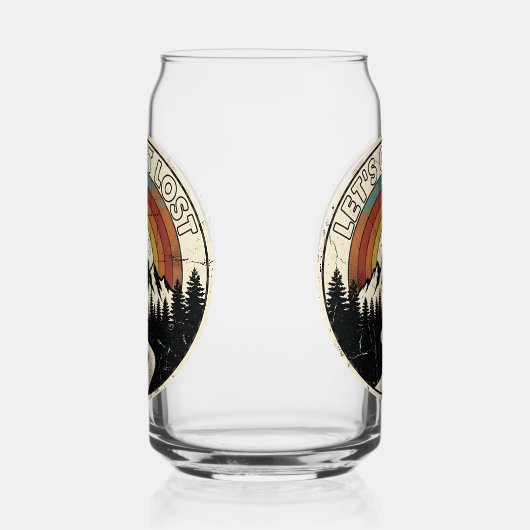 Let’s Get Lost Retro Mountain Adventure Outdoor ガラス缶 (左)