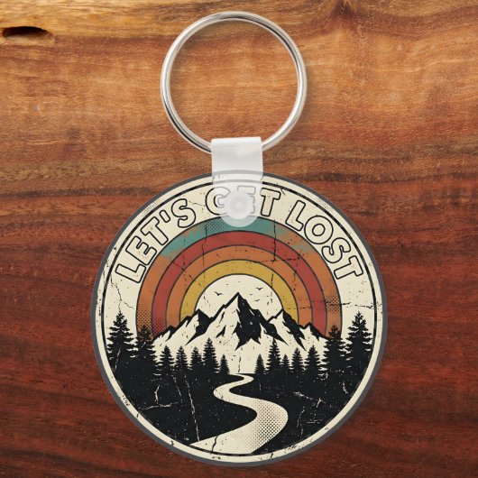Let’s Get Lost Retro Mountain Adventure Outdoor キーホルダー (裏面)