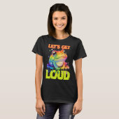 Let s Get Loud Transgender LGBTQ Rights Rainbow Fr Tシャツ (正面フル)